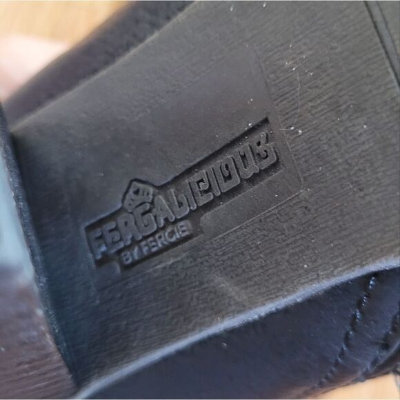 Fergalicious Fergie Panther Black High Heel Booties 8.5 - Picture 6 of 9